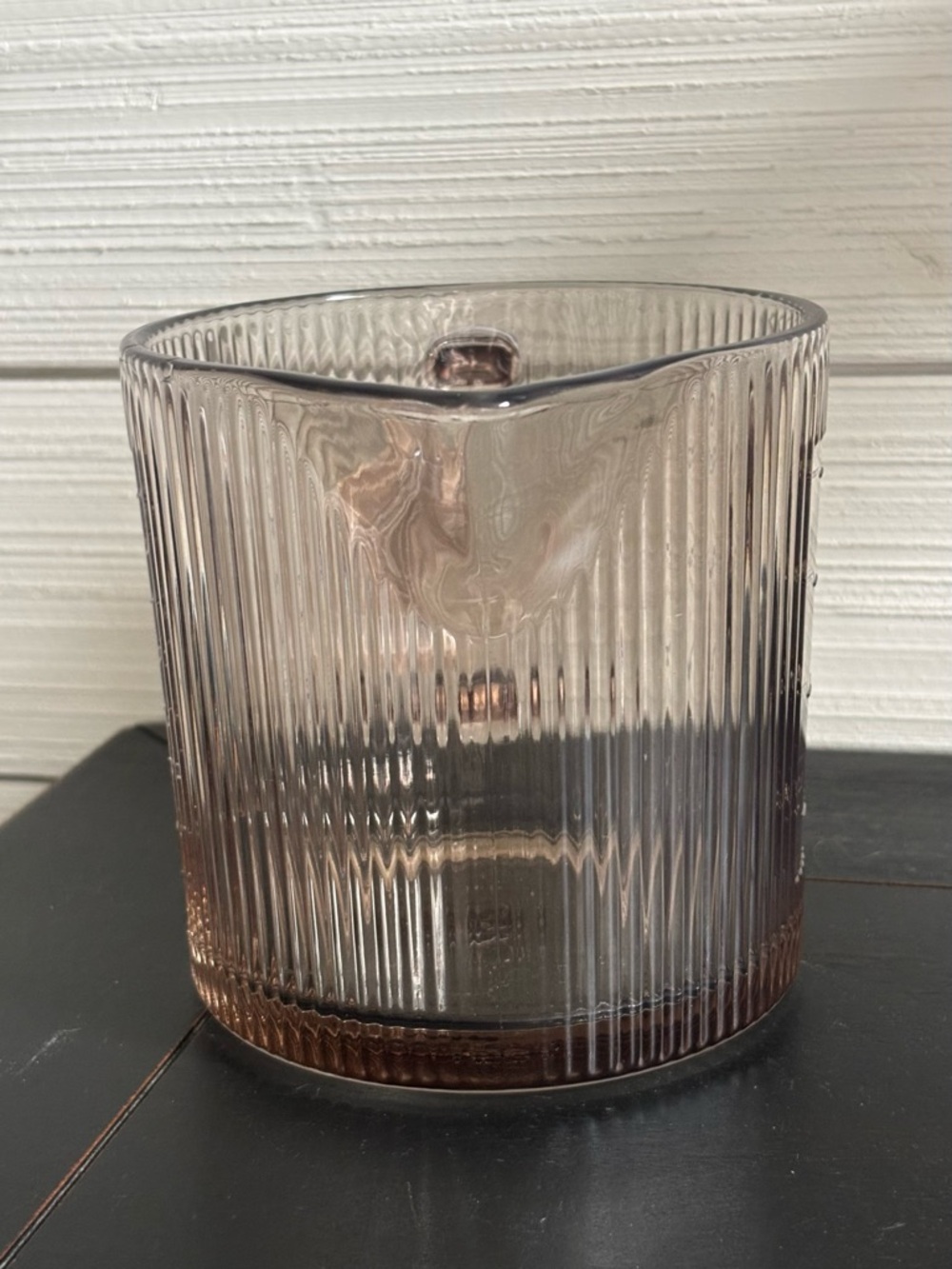 CWC Cook With Color Glass Measuring Cup 33oz ~ 4 Cups Brown Ribbed NEW - Picture 7 of 14